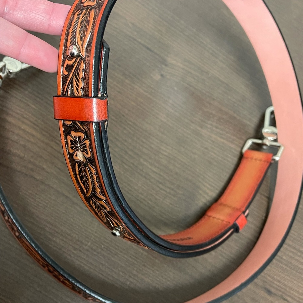 Consuela purse strap leather adjustable